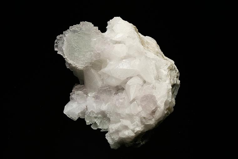 FLUORITE on CALCITE